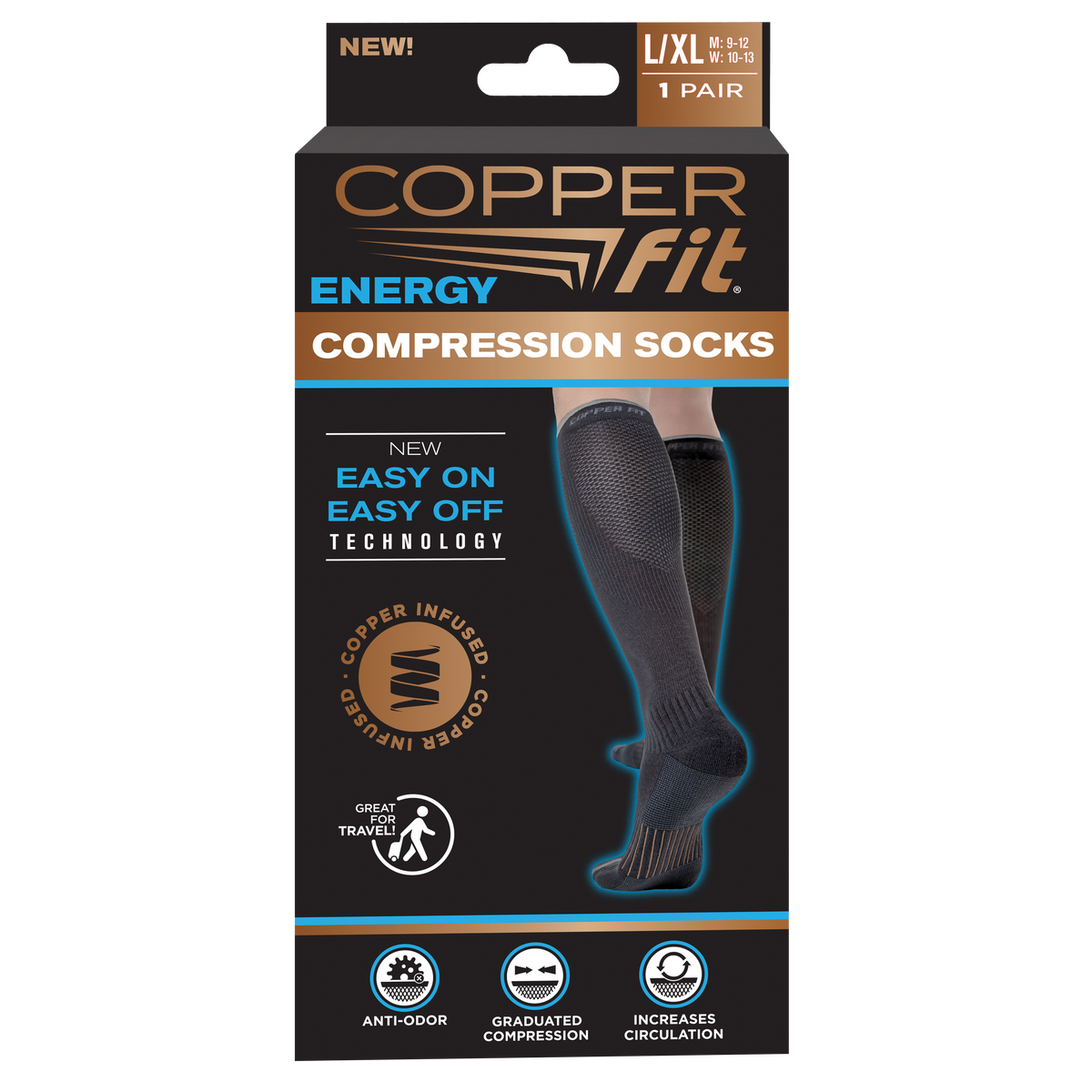 Copper Fit Energy Compression Socks Golf Store Outlet