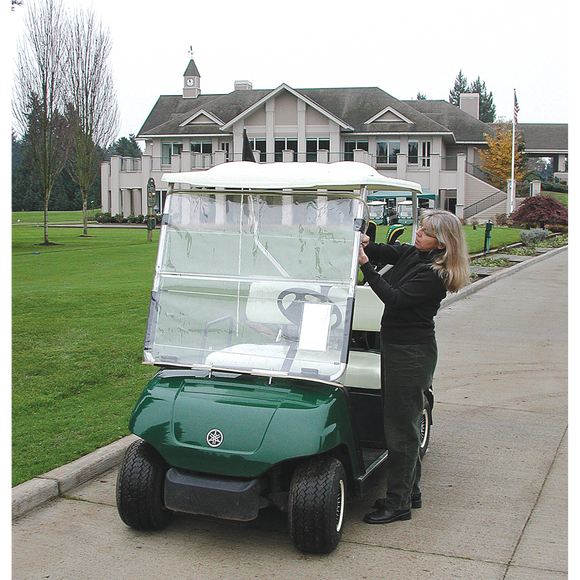 CartShield-Golf-Cart-Windshield-In-Use