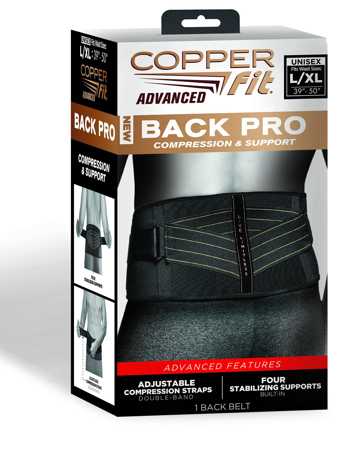 Copper Fit Advanced Back Support – Golf Store Outlet