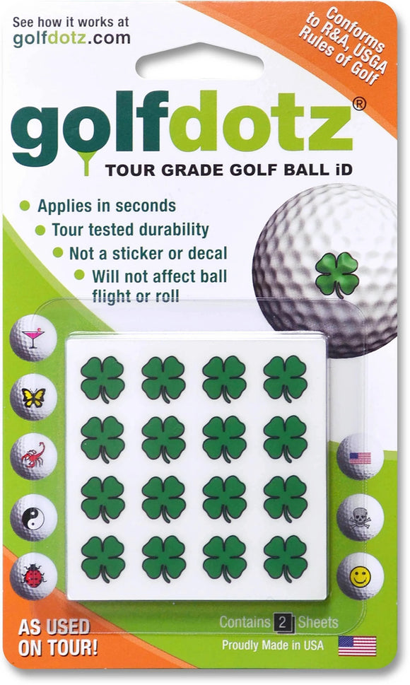 Golfdotz-Lucky-Clover-Perferated-Packaging