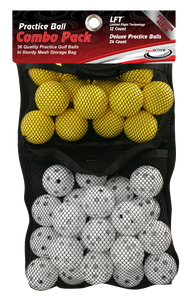 Practice Ball Combo Pack in Mesh Bag - 36 Piece - Golf Store Outlet