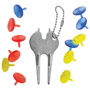 Divot Tool w/12 Ball Markers - Golf Store Outlet