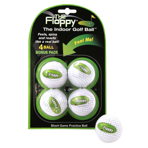 The Floppy Indoor Practice Golf Ball - 4 Pack - Golf Store Outlet